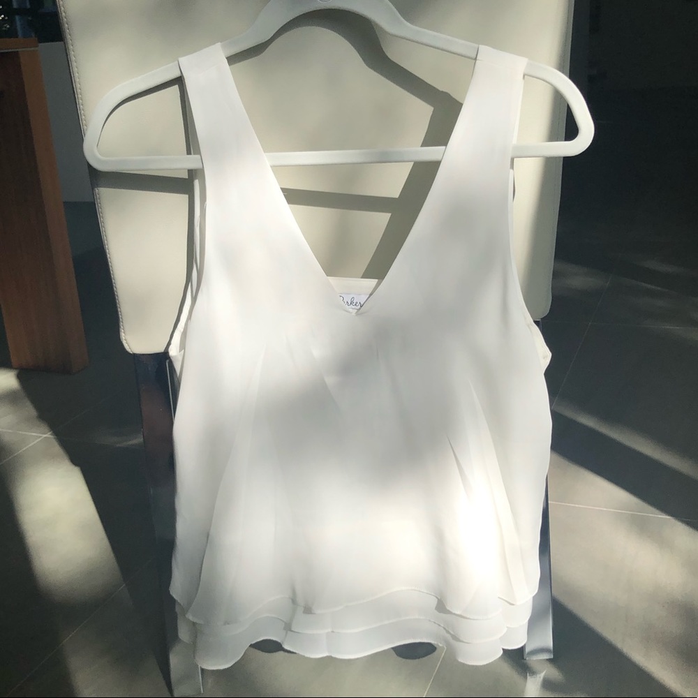 Parker Flowy V-Neck Top